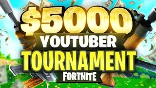 $5000 YouTuber/Streamer FORTNITE TOURNAMENT (Week 1)