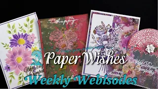 Floral Cards Using Say It with Flowers Collection by Crafters Companion