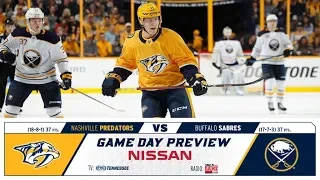 NHL 19 PS4. REGULAR SEASON 2018-2019: Nashville PREDATORS VS Buffalo SABRES. 04.02.2019. (NBCSN) !