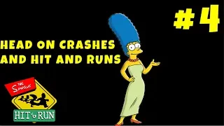 "HEAD ON CRASHES AND HIT AND RUNS" - SIMPSONS HIT AND RUN GAMEPLAY WALKTHROUGH PART 4 MARGE