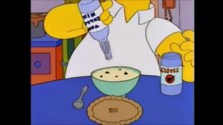 The Simpsons - Homer's Improvised Breakfast