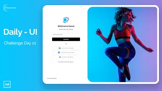 Daily UI Design Challenge | Day - 01 | Sign in Page | by designing Tutorials