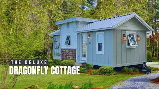 Tiny Home Tour 🏡✨ | The Deluxe Dragonfly Cottage | Completely Handcrafted!