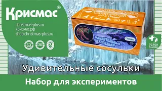 Набор для опытов и экспериментов «Удивительные сосульки». Дошкольное и начальное образование.