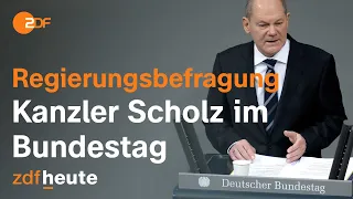 Befragung von Bundeskanzler Scholz | Heute im Parlament