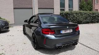 BMW M2 F87 2017 - LOUD Revs & Acceleration ( Remus Exhaust and Catless Downpipe )