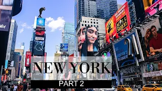 NEW YORK city walking tour part 2 / midtown Manhattan (4K ULTRA HD 60Bfps) with comments.