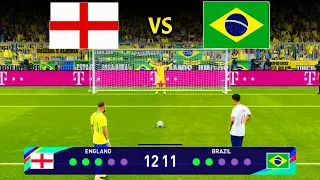 BRAZIL VS ENGLAND ! NEYMAR VS KANE ! PENALTY SHOOTOUT 💥