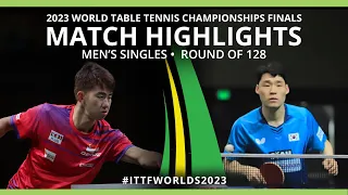 Pang Yew En Koen vs Woojin Jang | MS R128 | 2023 ITTF World Table Tennis Championships Finals