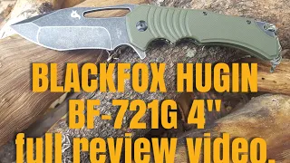 BLACKFOX HUGIN BF721-G 4" FULL REVIEW video.