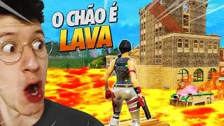 DESAFIO EXTREMO: O CHÃO É LAVA - FORTNITE