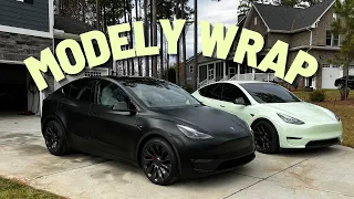 2022 Tesla Model Y Vinyl Wrap