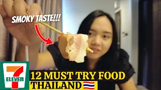 [ENG SUB] 12 MUST TRY 7 ELEVEN THAILAND FOOD | REVIEW 2023