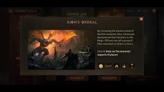 Diablo Immortal 48 person raid | Kion's Ordeal | immortals day 3