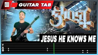 【GHOST】[ Jesus He Knows Me ] cover Dotti Brothers | LESSON | GUITAR TAB