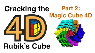 Cracking the 4D Rubik's Cube with simple 3D tricks Part 2:  Magic Cube 4D