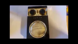 Restoration of a Zenith 500D transistor radio