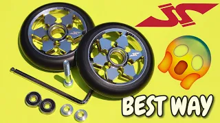 BEST WAY TO TAKE OUT YOUR BEARINGS【PRO SCOOTER HOW TO】ONLY TAKES 5 SECONDS