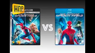 ▶ Comparison of The Amazing Spider Man 2 4K (4K DI) HDR10 vs Regular Version