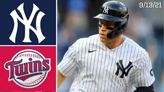 New York Yankees Vs. Minnesota Twins | Game Highlights | 9/13/21