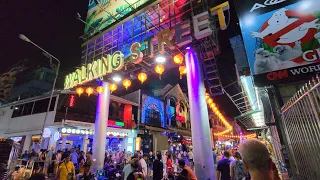 Walking street Pattaya nightlife Thailand today, 10 February 2024, Chinese New Year, Волкинг-стрит