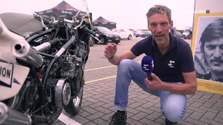 Uitleg motor Jack Middelburg Yamaha TZ500 (door Peter Bom, Eurosport 1)