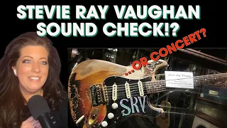 STEVIE RAY VAUGHAN - SOUND CHECK?! MORE LIKE A FULL CONCERT! - REACTION VIDEO