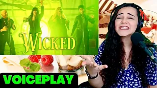 Voiceplay - Wicked A Cappella Medley | A Chance To Fly | Ft. Rachel Potter & Emoni Wilkins | React