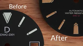 Adding Faux Patina to Dial - Watch Aging Guide #1