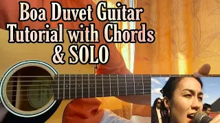 Bôa - DUVET | Easy Guitar Tutorial | Lesson | Solo