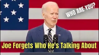 BIDEN FORGETS name of guy he’s talking about: “He’s running my operation now” (Mitch Landrieu)