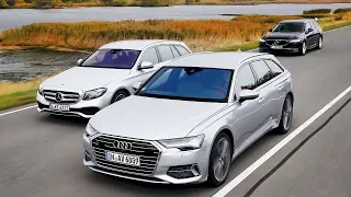 2019 Audi A6 Avant vs 2019 Mercedes E-Class Estate vs 2019 Volvo V90