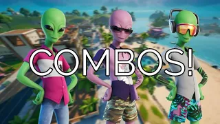 COMBOS & GAMEPLAY WITH *NEW* 'HUMAN BILL' SKIN!  (Fortnite)