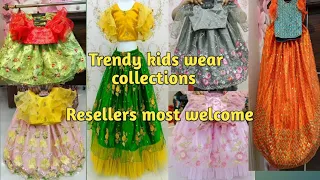 Trendy kids wear collections/Fancy lehenga choli collections/ resellers welcome by IK collections.