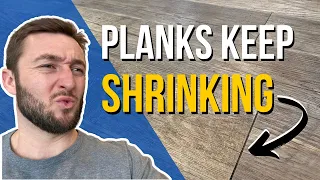 GAPPING PLANKS! Glue Down Vinyl WARNING, Shrinking and Gapping - Telling 4 Year Review!