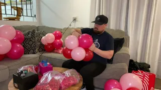 Valentine's Day Balloon Garland DIY Tutorial