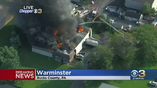 Crews Respond To Warminster, Bucks County For Building Fire