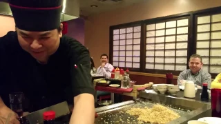 Chef Lion...Best Japanese Teppanyaki Chef Ever...Stockbridge (South Atlanta) Georgia.