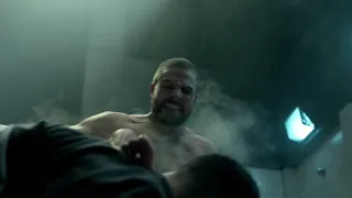 Arrow 7x01 Oliver Queen's Shower Fight Scene (UNCUT) [HD] | Stephen Amell