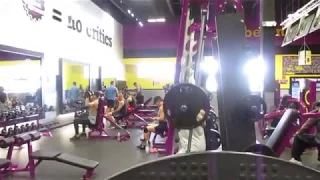 Video 3 : Please notice the Woman on the Bench Press @ Planet Fitness on Sunray in Holiday , Fl .