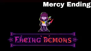 A Good Ending? Undertale Fangame FACING DEMONS Mercy Ending