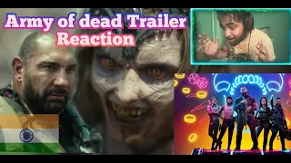 Army of the Dead - Official Trailer Reaction in Hindi || Army of Dead Trailer reaction in Hindi