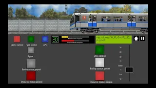 Филёвская линия поездка на Русиче 4 в симулятор московского метро 2D