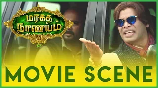 Maragadha Naanayam - Super Scene 4 | Aadhi | Nikki Galrani