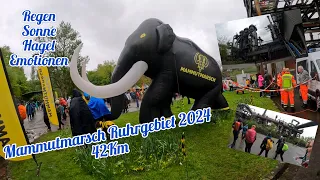 Mammutmarsch Ruhrgebiet 42Km 2024, Regen, Sonne, Hagel, Emotionen. Noodles erster Mammutmarsch!!!