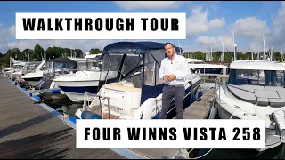 2009 Four Winns Vista V258 Walkthrough Tour - Awesome Sports Boat, Volvo Penta 300HP - £49,995