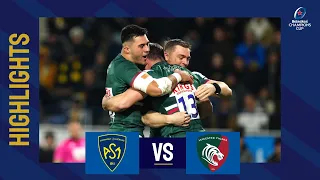 Highlights - ASM Clermont Auvergne v Leicester Tigers Round 3│Heineken Champions Cup 2022/23