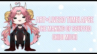 The making of Scuffed Michi [LIVE2D Progress]