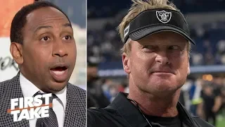 Jon Gruden is right to be angry about Vontaze Burfict's season-long ban - Stephen A. | First Take