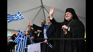 At the Greek Independence Day Parade in Chicago, this past Sunday, April 7, 2024